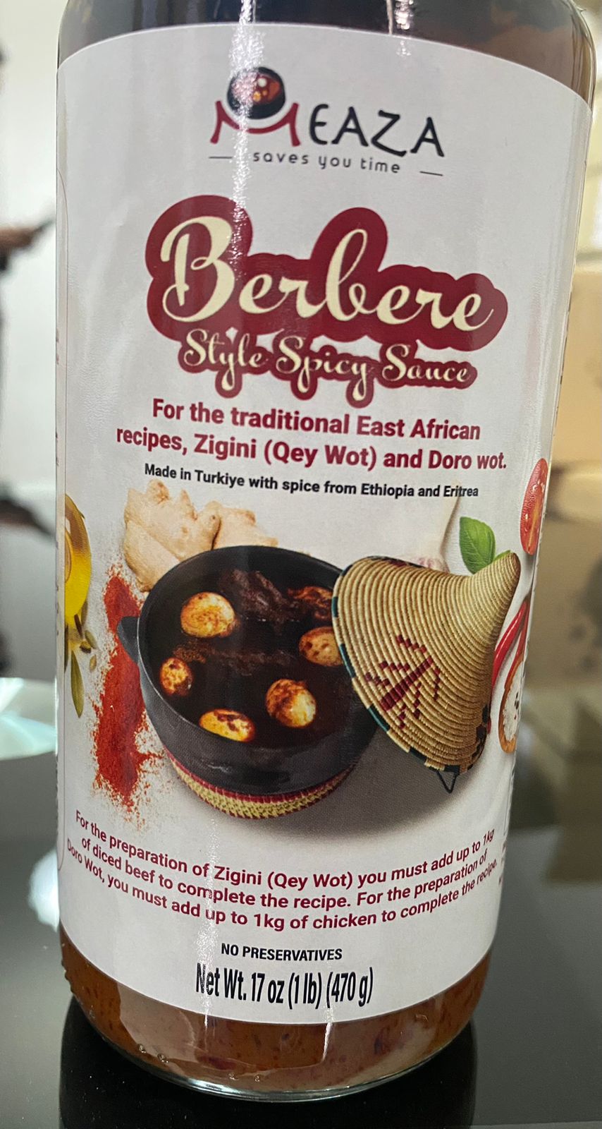 berebere spicy style souce